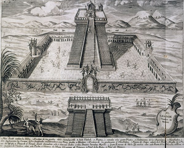 PLANO DEL TEMPLO DE MEXICO
MADRID, MUSEO DE AMERICA
MADRID
