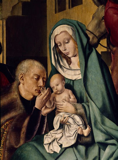 RETABLO MAYOR-ADORACION DE LOS REYES-DET VIRGEN MARIA,S JOSE Y NIÑO JESUS(CONJ Nº