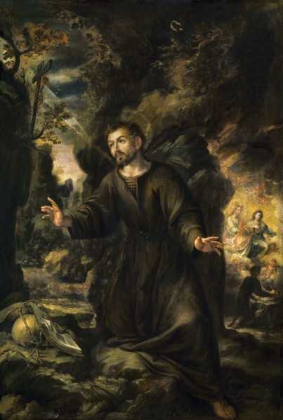 Valdes Leal, Saint Ignace de Loyola à Manresa