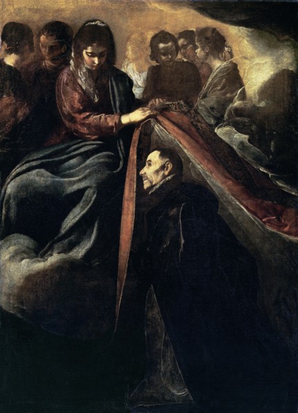 Velázquez, Saint Ildefonso receiving the Chasuble