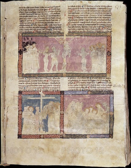 ALFONSO X EL SABIO 1221/84
HISTORIA GENERAL DE ALFONSO X- CRUCIFIXION-DESCENDIMIENTO Y SANTO