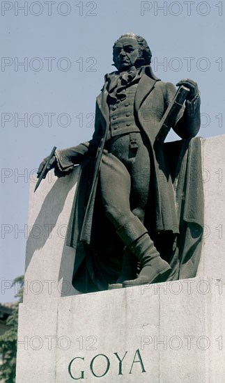 Monument dedicated to Goya