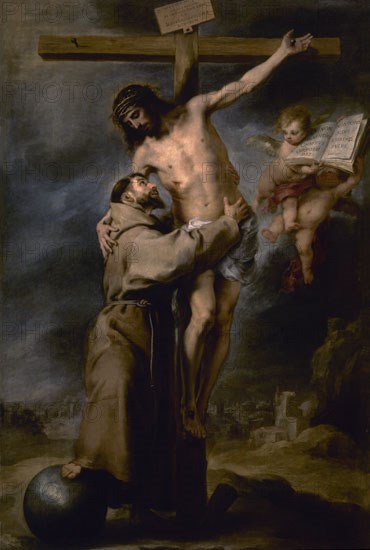 MURILLO BARTOLOME 1618/1682
VISION DE SAN FRANCISCO
SEVILLA, MUSEO BELLAS ARTES - CONVENTO
