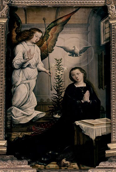 FLANDES JUAN DE 1465-1519
RETABLO MAYOR-LA ANUNCIACION
PALENCIA, CATEDRAL
PALENCIA

This image