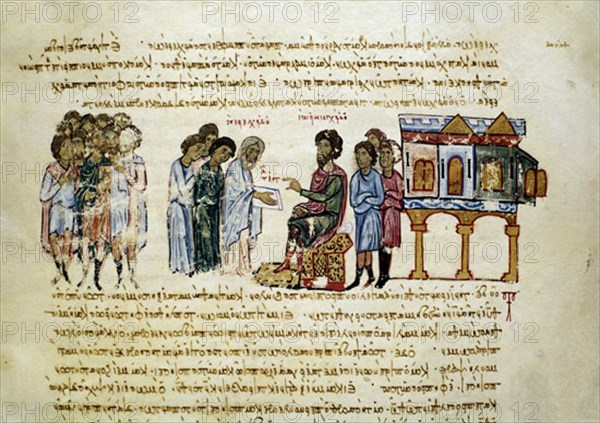 SKYLLITZES
COD MATRIT-VLADIMIR D KIEV ENVIA EMISARIOS CONOCER RELIGIONES ANTES DE ELEGIR
