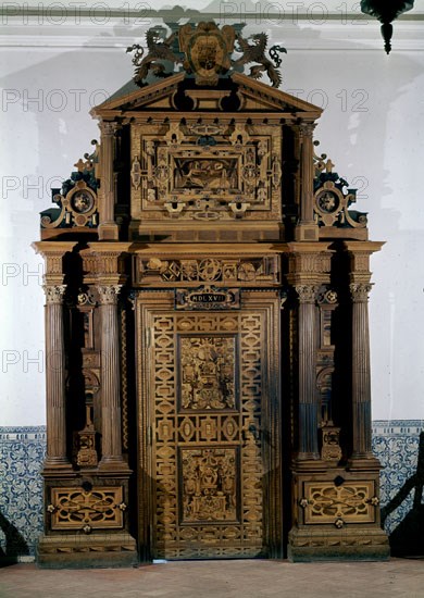 PUERTA DE TARACEA ALEMANA EN EL SALON DEL TRONO- 1567-DECORACION GEOMETRICA Y FLORAL
SAN LORENZO