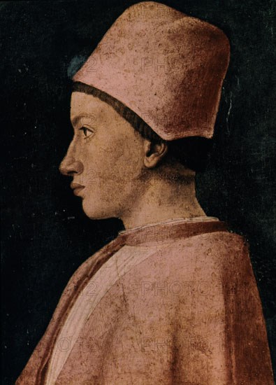 MANTEGNA ANDREA 1431/1506
RETRATO DE PRELADO DE LA CASA GONZAGA
NAPOLES, MUSEO