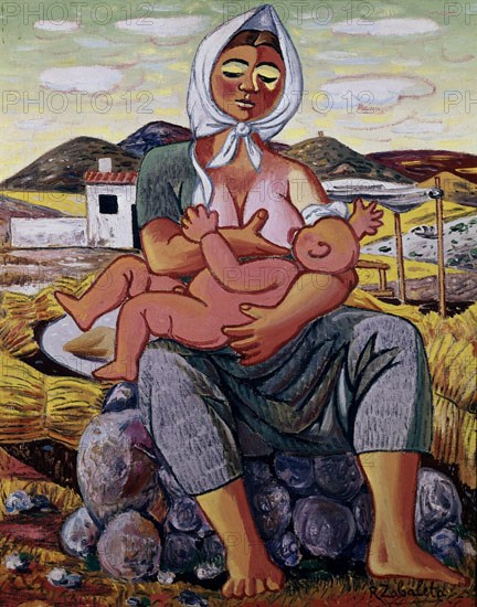 ZABALETA RAFAEL 1907/60
MATERNIDAD 1958
BARCELONA, COLECCION PARTICULAR
BARCELONA

This image