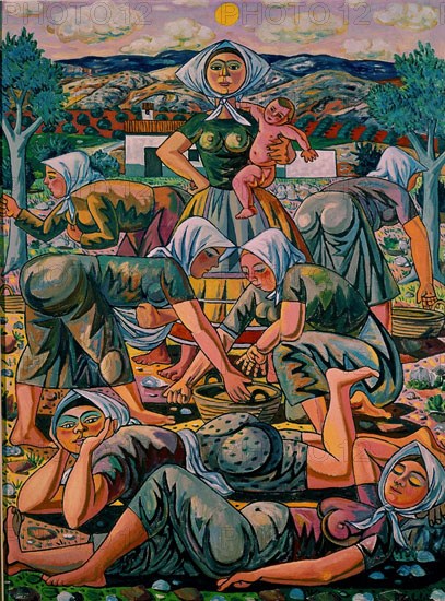 ZABALETA RAFAEL 1907/60
ACEITUNERAS 1959
TAMARITE, COLECCION PARTICULAR
HUESCA

This image is