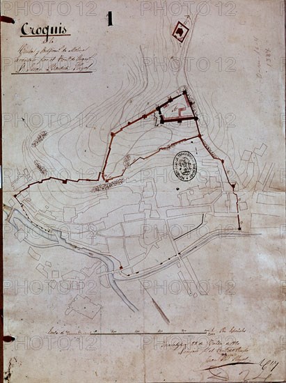 PLANO DE MOLINA DE ARAGON 1850
MADRID, ARCHIVO HISTORICO MILITAR
MADRID

This image is not
