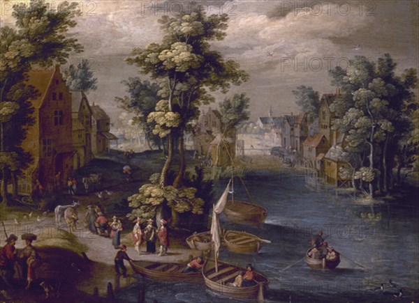 OOSTEN ISAAC VAN
PAISAJE-S XVII-C.O,25xO,29 CM-NºPRADO 1388
MADRID, MUSEO DEL