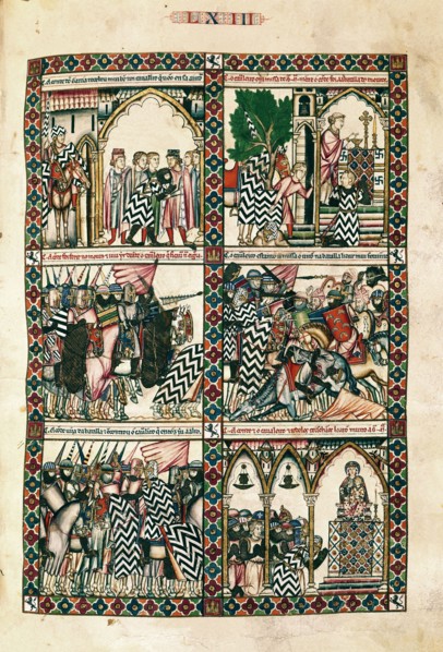 Cantique de Santa Maria, La Vierge sauvant un cavalier à la bataille de San Esteban de Gormaz