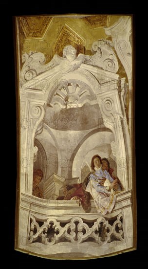 TIEPOLO GIOVANNI BATTISTA 1696/1770
TRAMPANTOJO - S XVIII - ROCOCO ITALIANO
VENECIA, ACADEMIA B