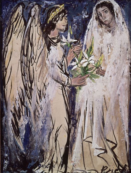 PRIETO GREGORIO 1897/1992
EL ARCANGEL SAN GABRIEL
MADRID, COLECCION PARTICULAR
MADRID

This