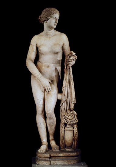 PRAXITELES 390/333 AC
VENUS DE CNIDO S IV AC
VATICANO, MUSEO PIO CLEMENTINO
VATICANO

This