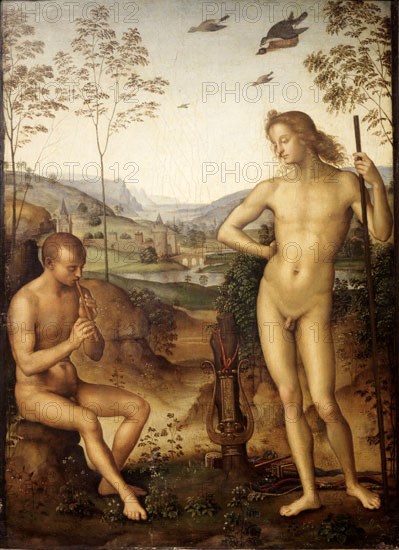 PERUGINO 1445/1523
APOLO Y MARSIAS
PARIS, MUSEO LOUVRE-INTERIOR
FRANCIA

This image is not