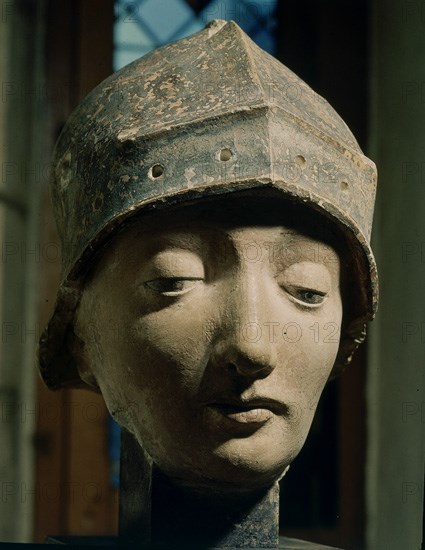 CABEZA DE SANTA JUANA DE ARCO- 1412-1431 - S XV
ORLEANS, MUSEO HISTORICO
FRANCIA