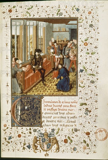 MANUSCRITO-BERTRAND BOCQUERIE Y FELIPE III EL BUENO
PARIS, BIBLIOTECA NACIONAL
FRANCIA

This