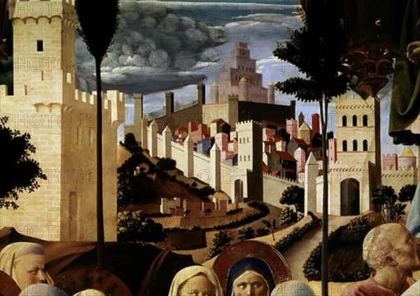 FRA ANGELICO 1400/1455
*DEPOSICION DE CRISTO-PAISAJE DE FLORENCIA
FLORENCIA, MUSEO SAN