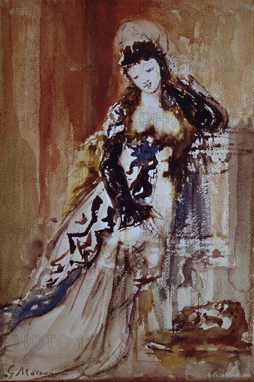 MOREAU GUSTAVE 1826/98
SALOME CON LA CABEZA DEL BAUTISTA
PARIS, MUSEO
