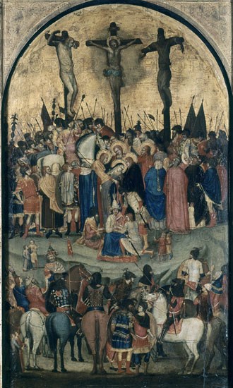 DADDI BERNARDO 1280/1348
EL CALVARIO - S XIII-XIV- PINTURA GOTICA-ESCUELA FLORENTINA
PARIS, MUSEO