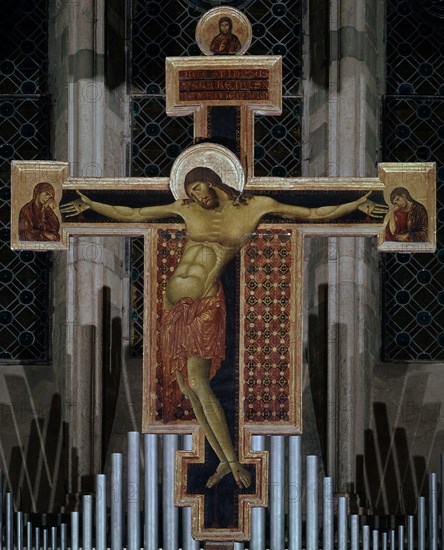 CIMABUE 1240/1302
CRUCIFIXION - 1260 - GOTICO ITALIANO - DUOCENTO
AREZZO, IGLESIA DE SANTO