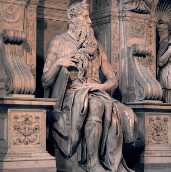 MIGUEL ANGEL 1475-1564
MOISES - 1515
ROMA, IGLESIA DE SAN PEDRO VINCOLA
ITALIA