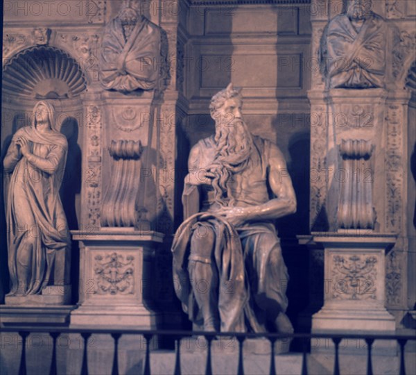MIGUEL ANGEL 1475-1564
MOISES
ROMA, IGLESIA DE SAN PEDRO VINCOLA
ITALIA