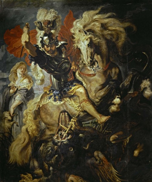 Rubens, St. George Fighting Against the Dragon