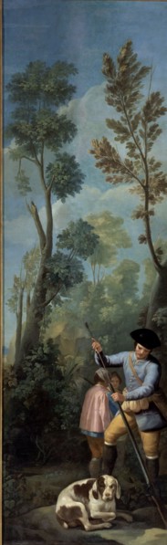 Goya, Hunter loading his rifle