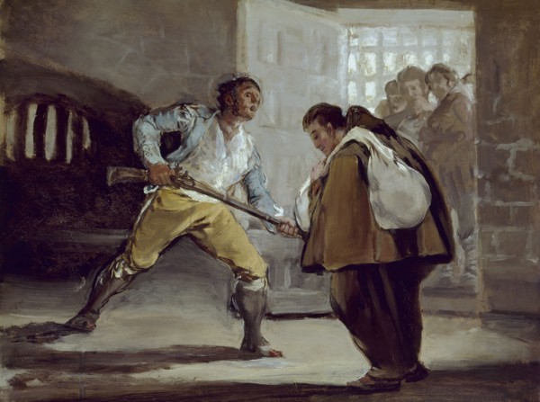 Goya, Frère Pedro de Zaldivia et le bandit Maragato