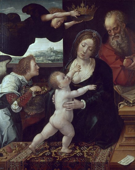 ORLEY VAN BERNARD 1492/1542
LA SAGRADA FAMILIA - 1522 - O/L - 90x74 - RENACIMIENTO/MANIERISMO