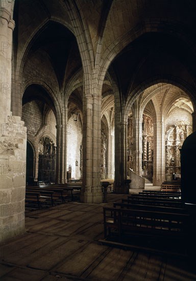 INTERIOR GOTICO
SAN VICENTE DE LA BARQUER, IGLESIA DE SANTA MARIA ANGELES
CANTABRIA