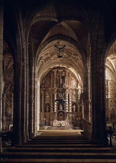 INTERIOR GOTICO
SAN VICENTE DE LA BARQUER, IGLESIA DE SANTA MARIA ANGELES
CANTABRIA