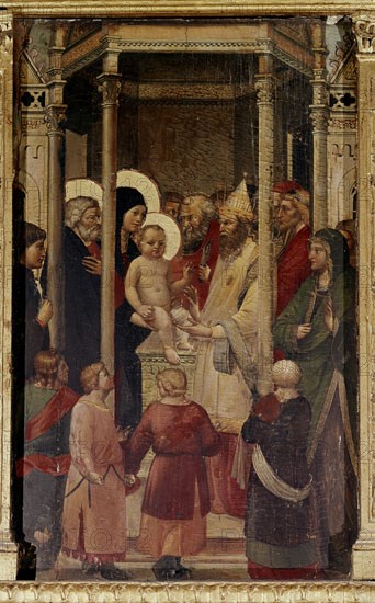STARNINA GERARDO
CAPILLA SAN EUGENIO - RETABLO MAYOR - LA CIRCUNCISION - 1379
TOLEDO,