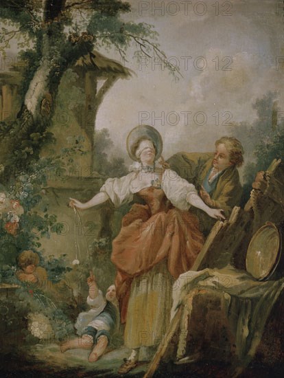 FRAGONARD JEAN-HONORE 1732-1806
RETRATO DE COLIN MAILLARD
MADRID, COLECCION