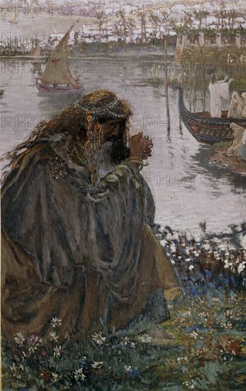 MUÑOZ DEGRAIN 1840/1924
JESUS PREDICANDO EN EL TIBERIADES
VALENCIA, MUSEO BELLAS ARTES - COLEGIO