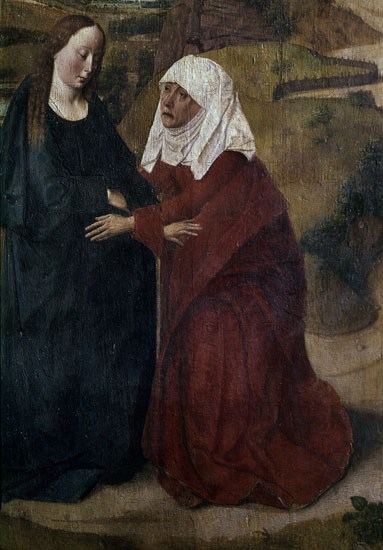 BOUTS DIRK 1415/75
LA VISITACION-DETALLE DELA VIRGEN MARIA Y STA ISABEL (CONJUNTO Nº
