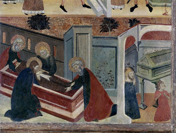 SERRA HERMANOS
ENTIERRO DE SAN JUAN BAUTISTA - S XIV - GOTICO CATALAN
MADRID, MUSEO DEL