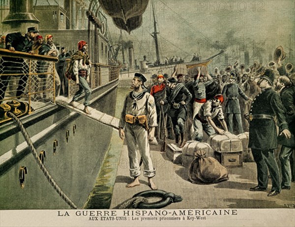 GUERRA DE CUBA (HISPANO AMERICANA) - PRISIONEROS DE KEY WEST
PARIS, COLECCION