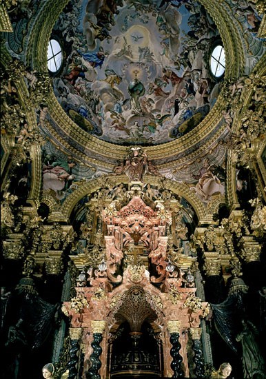 PALOMINO Y VELASCO ANTONIO 1655/1726
SAGRARIO-CUPULA Y PECHINAS
GRANADA, CARTUJA
GRANADA

This