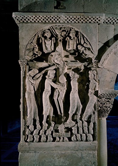 BAJO RELIEVE - DESCENDIMIENTO - S XII
SANTO DOMINGO DE SILOS, MONASTERIO
BURGOS