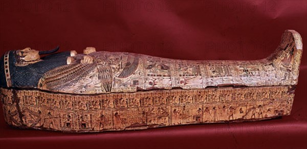 SARCOFAGO DE SACERDOTE-PROC DEIR EL BAHARI-XXI DINAST-IMP NVUEVO
MADRID, MUSEO ARQUEOLOGICO