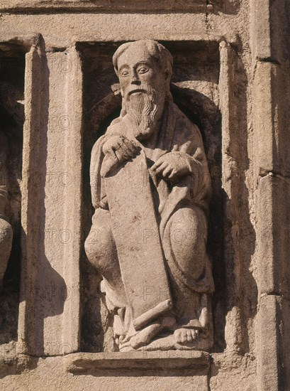 MAESTRO MATEO
EXTERIOR-DET PUERTA SANTA
SANTIAGO DE COMPOSTELA, CATEDRAL
CORUÑA