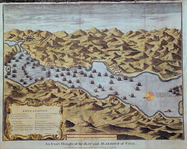 GRABADO-LA BATALLA DE RANTE-12/10/1702
PONTEVEDRA, MUSEO PROVINCIAL
PONTEVEDRA