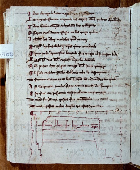 LIBRO DE APOLONIO(O DE LOS 3 RR DE ORIENTE)S XIV
SAN LORENZO DEL ESCORIAL,