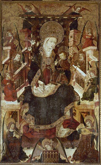 GRAÑEN BLASCO DE
VIRGEN DEL ARZOBISPO DALMAU DE MUR-1435/55 - PROCEDE DE ALBALATE