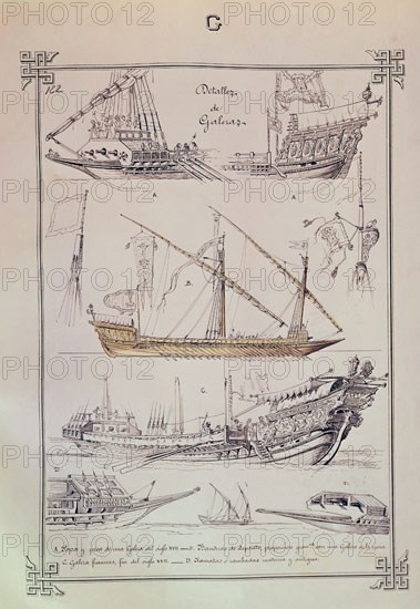 MONLEON RAFAEL 1853/1900
GALERAS
MADRID, MUSEO NAVAL LAMINAS
MADRID