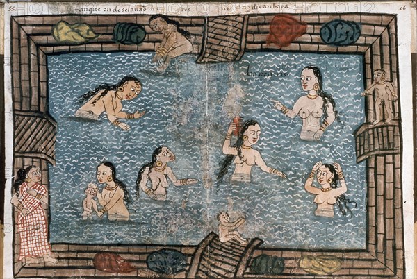 INDIAS ASEANDOSE EN PISCINA-DEL ALBUM:COSTUMBRES DE PUEBLOS DE AFRICA Y ASIA
ROMA, BIBLIOTECA