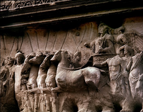 *ARCO DE TITO- DESFILE TRIUNFAL CELEBRADO EN ROMA CON MOTIVO DE LA CONQUISTA DE JERUSALEN POR TITO